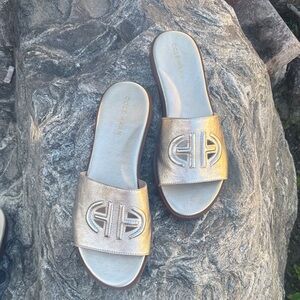 Cole Haan Women's Metallic Slide Sandals